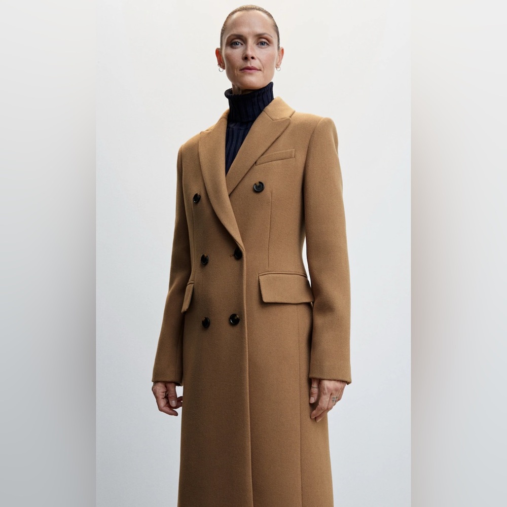 ZARA Woman Manteco Wool Blend Coat Size XS